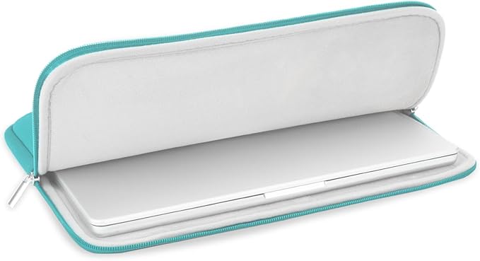 RAINYEAR 15 Inch Laptop Sleeve 15" Protective Soft Case Padded Cover Carrying Bag Specially Compatible with 15.4" MacBook Pro/Air A3241 A2941 A3114 A1938 A1707 A1990 (Blue, Upgraded Version)