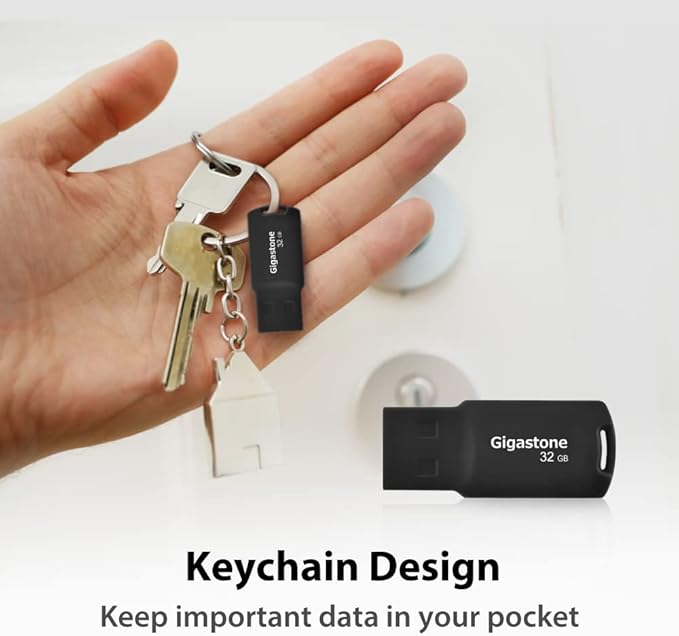GIGASTONE V70 32GB USB 2.0 Flash Drive Thumb Drive Memory Stick Pen Drive Capless Design Pen Drive