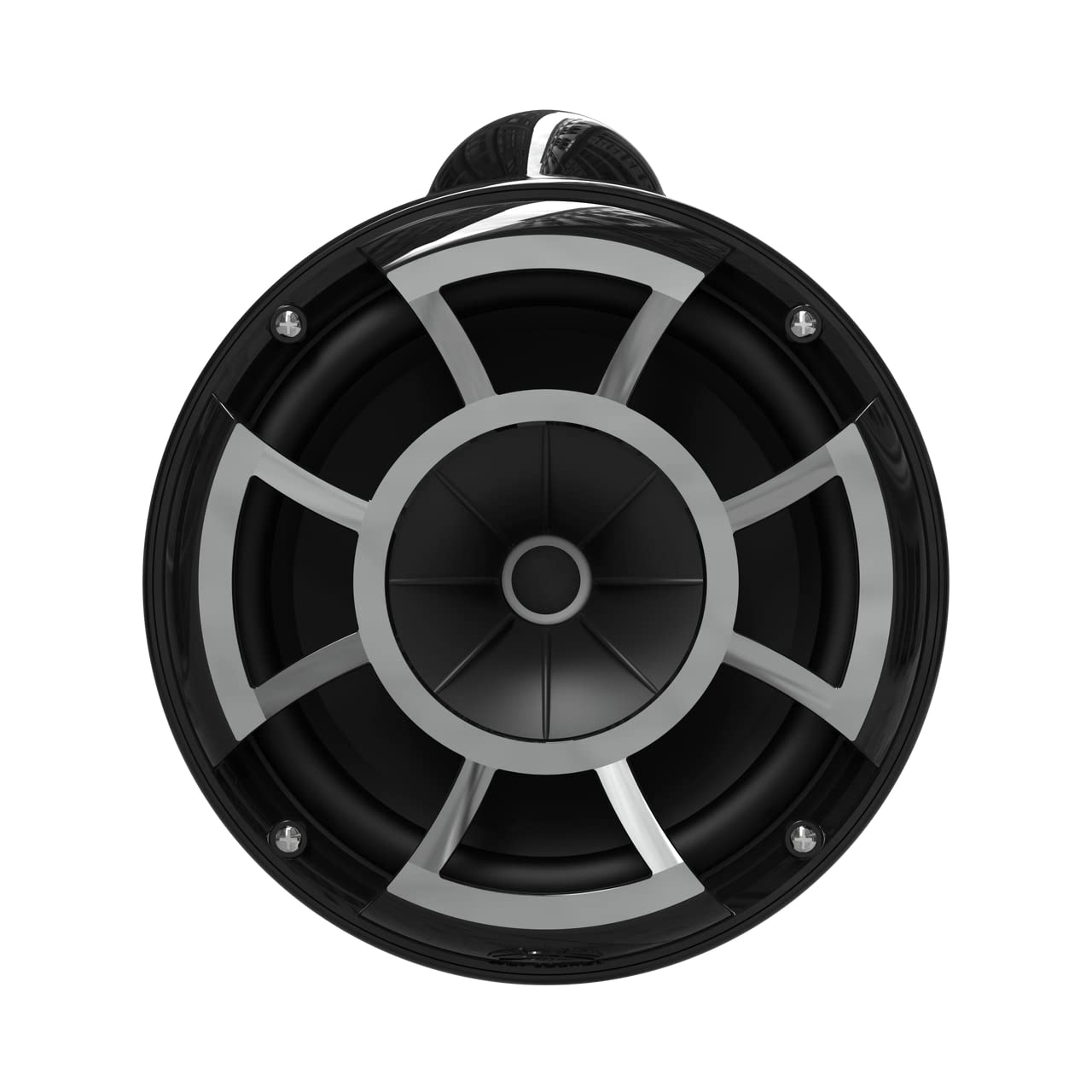 Wet Sounds Rev 8 Black V2 Revolution Series 8" Black Tower Speakers w/Fixed Clamp