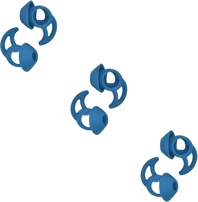 Earbud Pads Replacement Silicone Ear Bud Tips Eartips Compatible with Bose Quietcomfort and Sport Headphone Rubber Tips Earbud Covers Small 3 Pairs