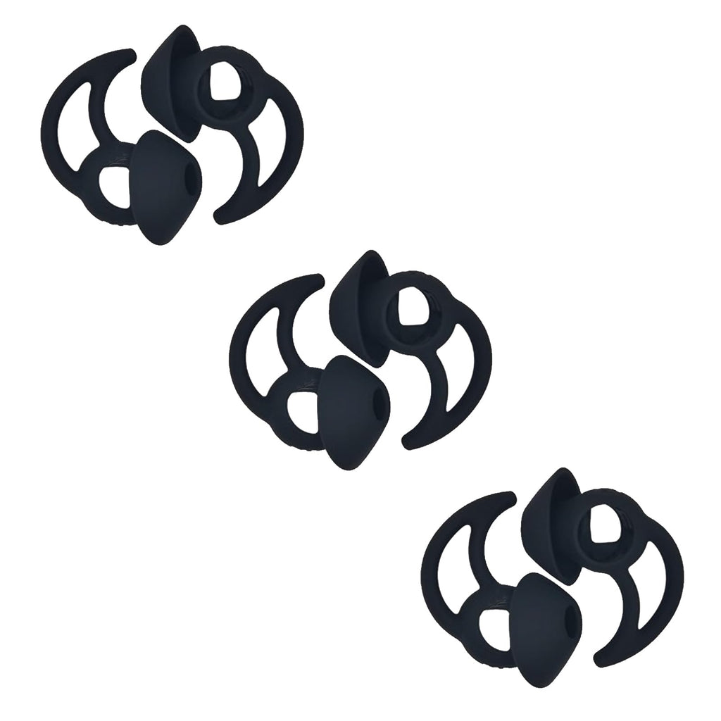 WKYMY Silicone Replacement Earbud Tips Earbud Covers Ear Tips Compatible with Bose Quietcomfort and Sport Headphone Rubber Tips Large 3 Pairs
