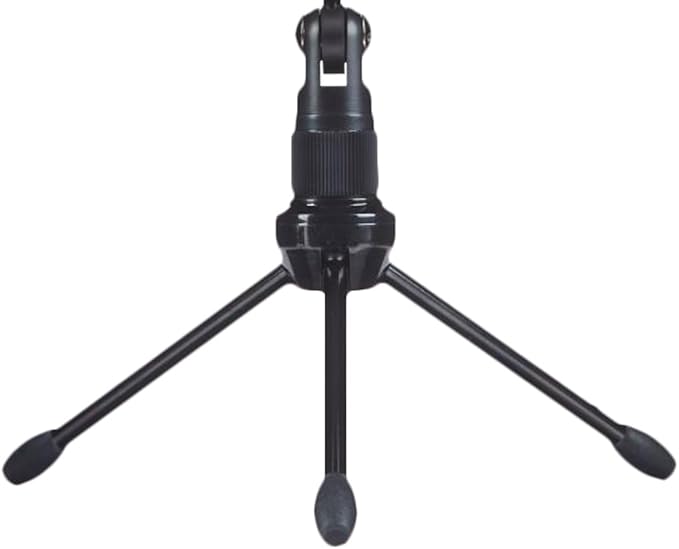 Amazon Basics Mini USB Condenser Microphone for Online Meeting, Gaming, Podcast - Black