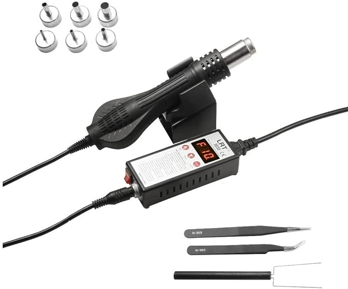 LRT 8858 Micro Hot Air Station SMD Rework Desoldering Digital Heat Gun