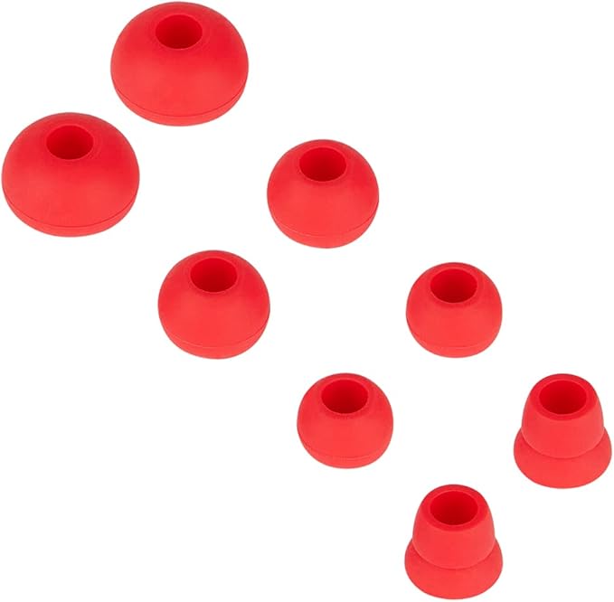 Silicone Earbud Replacement Tips Earbuds Eargels Earpads Compatible with Powerbeats 1/2/3 Wireless Beats by Dre Headphones,4 Pairs Earbud Tips