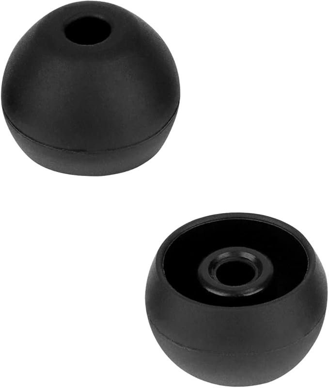 4 Pairs Earbud Tips Fit for Powerbeats Pro Ear Tips Beats Earbuds Replacement Tips Replacement Earbud Tips Earbud Replacement Tips Earbud Caps Headphone Earbud Tips Replacement Ear Pads Black