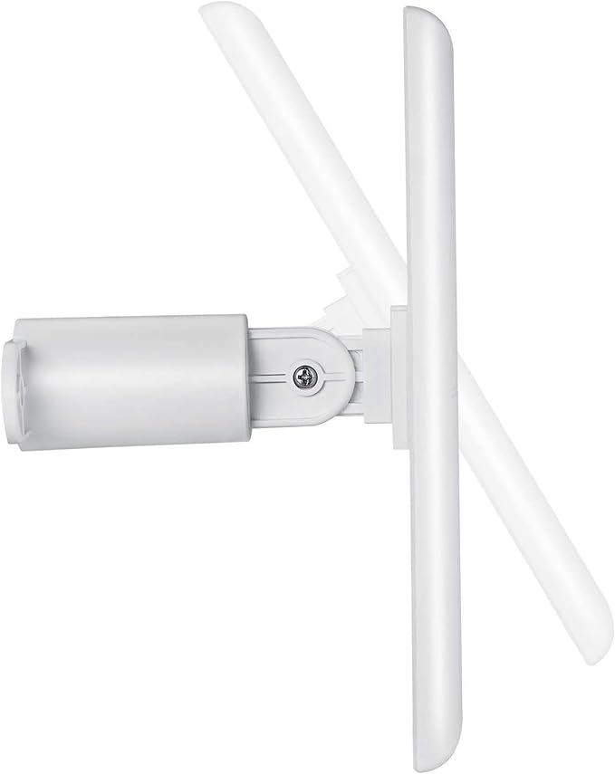 Wasserstein Solar Panel Compatible with Arlo Essential 2K Outdoor Security Camera (2nd Gen) / XL (2nd Gen) & Essential Spotlight (Camera NOT Included) - (2-Pack, White)