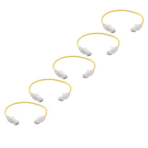 TRUECABLE Cat6 Component Rated Patch Cable, Unshielded (U/UTP), 3ft, 28AWG Stranded Pure Copper, Snagless 10G High-Speed Ethernet Cable, PoE++ 4PPoE 100W, UL Listed, RoHS-3