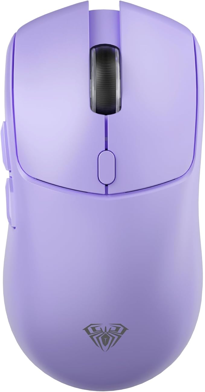 AULA SC580X Wireless Gaming Mouse, Tri-Mode 2.4G/BT5.0/USB-C Gaming Mice with 12000 DPI, 6 Programmable Buttons, Rechargeable Computer Mouse for Laptop/PC/Mac/Tablet
