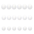 MQIMY Silicone Replacement Earbud Tips Earbud Covers Fit Most in-Ear Earbuds(Inner Hole 3.8mm -5.1mm) Headphone Ear Tips Earbuds Rubber Tips 9 Pairs S M L