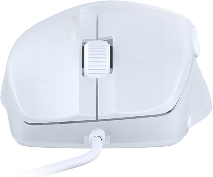 Turtle Beach Pure SEL - Ultra-Light Ergonomic RGB Gaming Mouse, 8K DPI Optical Sensor, Mechanical Switches, Pretension System, Pure PTFE Glides, RGB Illumination – White