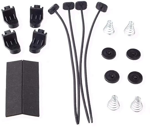 2PCS 14 Inch Universal Slim Fan Push Pull Electric Radiator Cooling Fan Mount Kit 12V 90W Black
