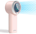 WHATOOK Portable Mini Fan: High Speed Cooling Fan, 10 Hours Battery Life, USB Rechargeable, Small Essentials for Women, Beach Travel, Vacation (Pink)