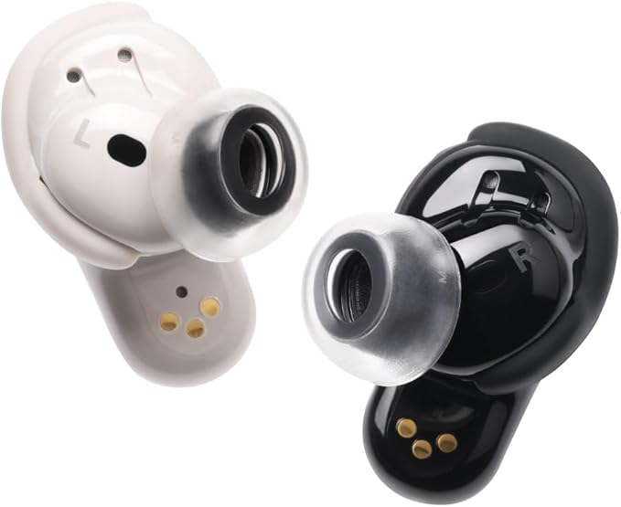 AZLA SednaEarfit Crystal for Bose Earbuds 2 Pair - Bose Earbuds Replacement Tips - Compatible with Bose Quietcomfort Ultra Earbuds, Bose QC Earbuds II (ML)