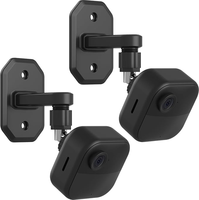 2 Pack 360 Degree Adjustable Mount for All-New Blink Outdoor (4th Gen, 3rd Gen) & Blink XT / XT2, Mini Camera Mounting Bracket, Wall Mount