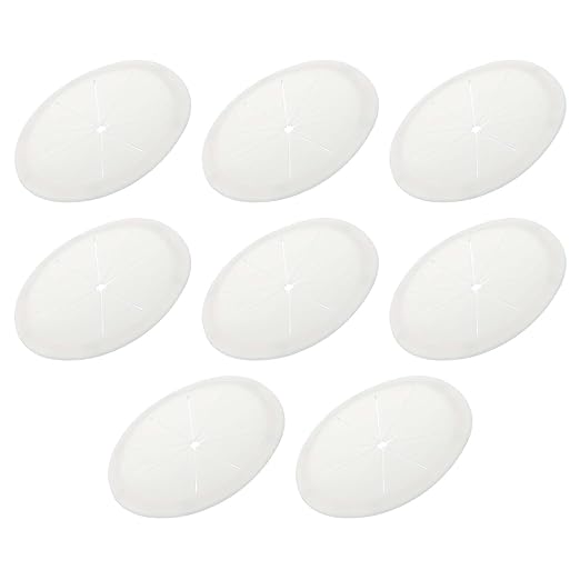 PATIKIL Desk Grommet 3-3/16", 4 Pcs Round Cable Grommet Cord Hole Cover with Adhesive Tape Flexible Table Wire Organizer for Office Home Table Countertop, Light Gray