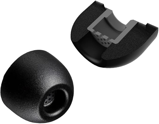 AZLA Foamax Standard (MS), Foam Earbud Tips, Memory Foam Earbud Tips for Wireless Headphones, Noise Canceling Earbuds Replacement Tips Compatible with Sony, Beats, Samsung, Skullcandy