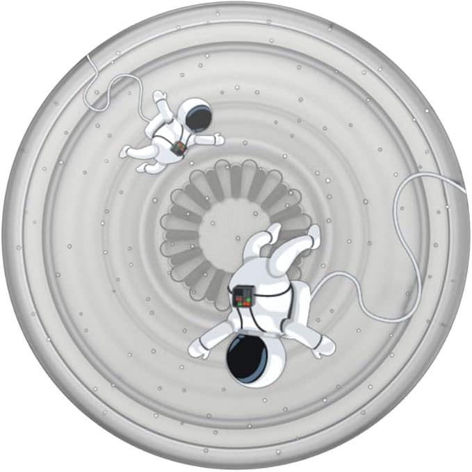 PopSockets Plant-Based Phone Grip with Expanding Kickstand, Eco-Friendly, Adhesive Grip - Translucent Space Walk