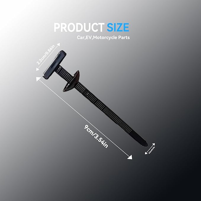 2026 upgraded heavy-duty self-locking nylon cable ties with uv protection for car repair, home, and cable management (100)