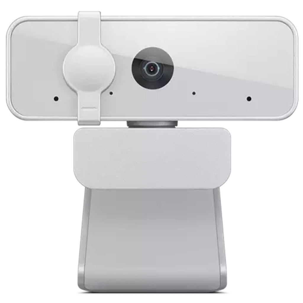 Lenovo HD 1080p Webcam (300 FHD) - Monitor Camera with 95° Wide Angle, 360° Rotation Pan & Tilt, Dual Microphones – Attachable Desktop Cam with Privacy Shutter for Remote Work, Streaming & Gaming