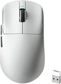 R1 SE+ Wireless Gaming Mouse, 18000 DPI, High-Precision PAW3395 SE Sensor,55g Lightweight,Three Connection Modes Mouse, Programmable Ergonomic Mice Suitable for Laptops/PC/Mac (White)