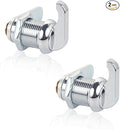 2 Pack Thumb Operated Offset Cam Lock Latch, Keyless Cam Lock Latch for Rv Storage Doors, Camper, Boat, Files Drawers, Distribution Box, Cabinet Door, Electric Cabinet (16mm)