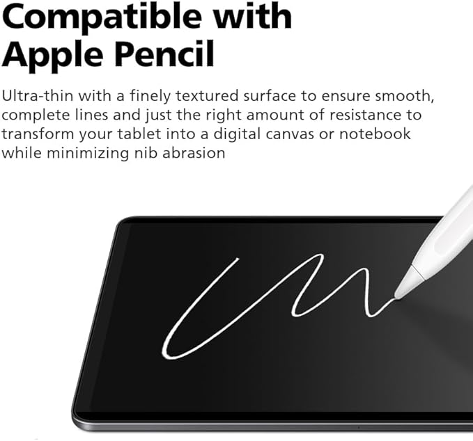 2-Pack Anti Glare Screen Protector with Blue Light Filter For iPad Pro 11 inch M4 2024, Anti-Glare Matte PET Film, Anti-Fingerprint, High Touch Sensitivity, Easy Installation