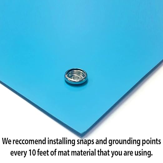 RubberStat Dual Layer ESD Workstation Rubber, Soldering, Cell Phone Repair - 36"x50' Blue