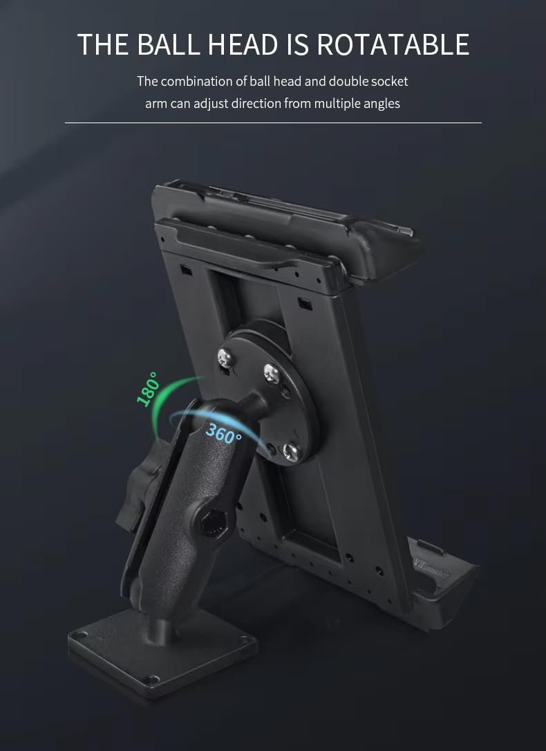 Strg Industrial Tablet Mount for 7.0"-8.7" Tablet (Not Included Ball Mount)
