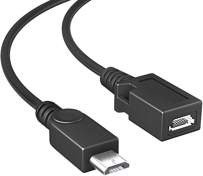 ANDTOBO 2-in-1 Micro USB (OTG Cable with Power) Adapter Replacement for Fire Stick 4K /Host Devices/PlayStation Classic etc- 2 Pack