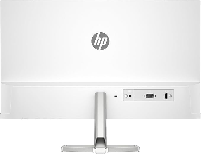 HP Series 5 524sw 24" 300 nits IPS FHD Monitor (Replaces M24FW) Adjustable Tilt, Flicker Free, Anti-glare, Ultra-thin, Low-Blue Light Filter, 1x HDMI, White/Silver w/DKZ Hub USB Port Expander (2 Pack)