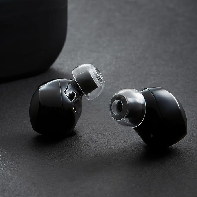 AZLA SednaEarfit XELASTEC 2 (M) - Earbud Tips for Wireless Headphones - Noise Canceling Earbuds Replacement Tips - Eartips Compatible with Sony, Samsung, Beats, JLab, Skullcandy, Sennheiser