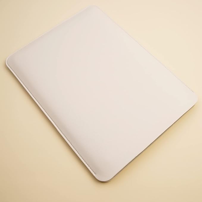 Laptop Sleeve 14 Inch Compatible with New 14 inch MacBook Pro A2992/2918 M3 A2442, A2779, Surface Laptop 13.5 Color White