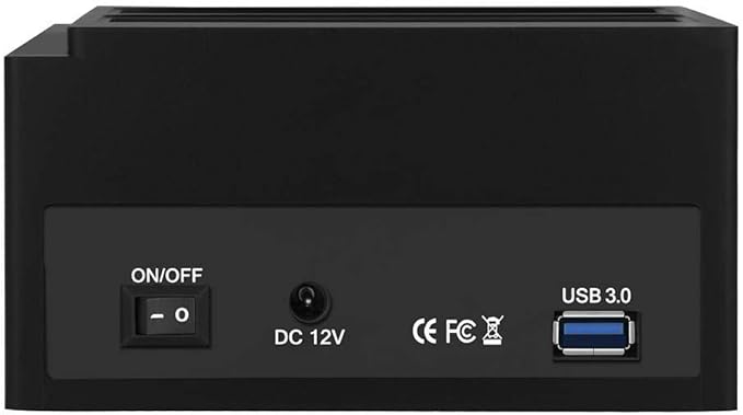 Zopsc USB 3.0 SATA/IDE HDD Docking Station Three-Bay Offline Clone HUB Reader 12V / 3A Independent Power Supply External Hard Drive Docking Station(US) 100-240V