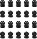 Cable Gland 20 Pack Plastic Waterproof Adjustable Connector 5-10mm PG11 Strain Relief Cord Connectors Joints Nylon with Gaskets