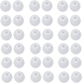 36 Pieces Large Earbud Tips Soft and Comfortable Ear Bud Replacement Pieces Silicone Fit Most in-Ear Headphones，Inner Hole 3.8mm -5.5mm，Large Clear White Replacement Earbuds Silicone Tips