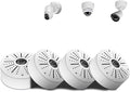 WEILAILIFE 【Compatible Almost All Cameras Type】 Security Camera Junction Box, Universial Camera Junction Box Mount Bracket, Outdoor Security Camera Mount, CCTV Metal Junction Box(4 Pack)