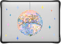 CASETiFY Impact MacBook Air 13" (M1/Intel) Case [Cushioned Impact Corners/Scratch-Resistant/Anti-Slip Grip] - Disco - Clear Black