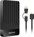 Portable External Hard Drive Storage Expansion Mobile HDD USB 3.0 for PC, Mac, Desktop, Laptop, PS4, PS5, Xbox One X/S, Xbox 360, Xbox Series X/S, Office & Game (Black, 500GB)