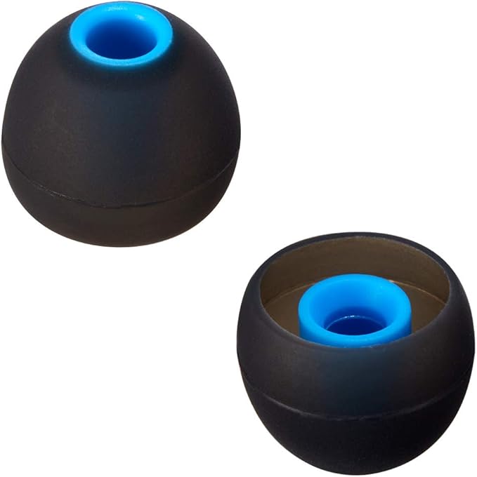 Earbud Tips Soft Silicone Earbuds Replacement Tips Fit for in-Ear Headphones(Inner Hole from 3.8mm -4.2mm Earphones) 9 Pairs S/M/L