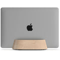 HumanCentric Vertical Laptop Stand in Maple Wood, Upright Adjustable Holder and Dock, Laptop Vertical Stand Fits MacBook Pro and Other Laptops.5" to 1.5", Clamshell Compatible