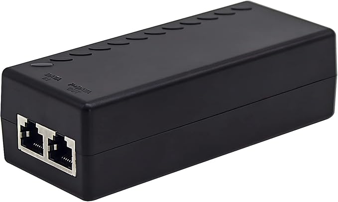 Gigabit PoE+ Injector Adapter - 30W 48V Power Over Ethernet Plus - 10/100/1000Mbps, IEEE 802.3af/at Compliant - Up to 100 M (328 ft) Range, by ThePoEstore