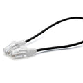TRUECABLE Cat6 Component Rated Patch Cable, Unshielded (U/UTP), 1ft, Black, 28AWG Solid Copper, Snagless 10G High-Speed Ethernet Cable, PoE++ 4PPoE 100W, UL Listed, RoHS-3, 1 Pack