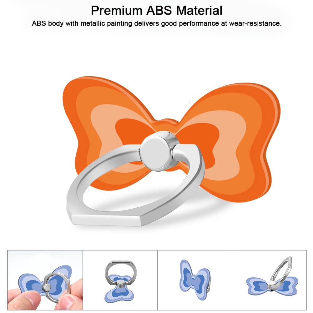 Bonoma Butterfly Phone Ring Holder,3 Pack