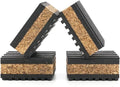 Sound Isolation Pads. Cork Pads for Turntables to Reduce Vibration & Skipping (1" Pack of 4)