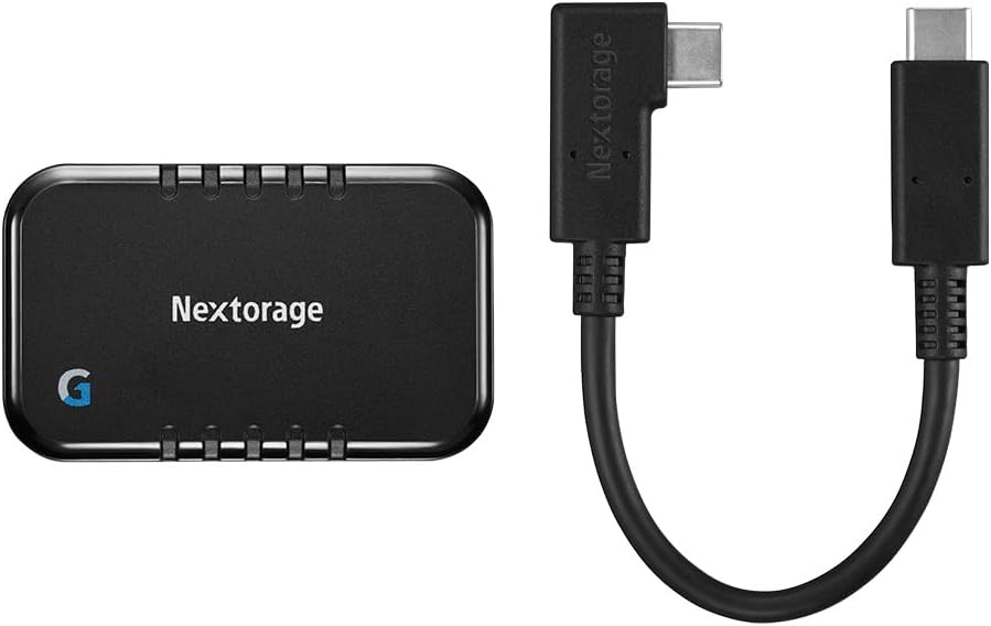Nextorage Japan 2TB USB3.2 Gen2 Poratable SSD NX-P2SE G sereis Type-C Compact and Fast Speed (max Read 1000MB/s)