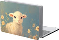 Compatible with MacBook Air 13.3 13.6 Inch Case 2022 2021 2020 2019 Plastic Hard Shell Case Cover,13.3 Air (A1932/A2179/A2337), Cute Little Lamb