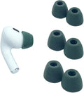 Comply Memory Foam Replacement Earbud Tips for Apple AirPods Pro 1 & 2 Ultimate Comfort, Secure Fit, Superior Noise Isolation Anti Slip, Prevent from Falling Out Green, Small (3 Pairs)