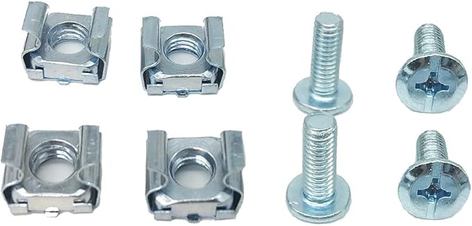 Jingchengmei 1U Server Rack Depth Extender - 4-Inch/10 cm Deep -Recessed Rack Mount Adapter Kit for Network Rack (1UEXB)