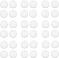 36 Pieces Large Earbud Tips Soft and Comfortable Silicone Earbud Tips Ear Bud Replacement Pieces Silicone Fit Most in-Ear Headphones，Inner Hole 3.8mm -5.5mm，Large White Earbuds Silicone Tips