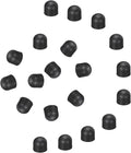 MECCANIXITY 40Pcs Replacement Stylus Pen Tips 7.5mm Conductive Capacitive Touch Screen Pens Tips Silicone Rubber, Black
